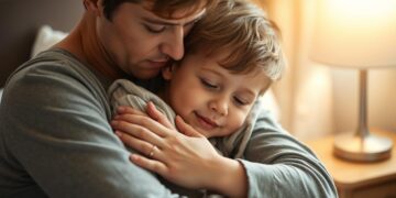 how bedtime hugs build trust