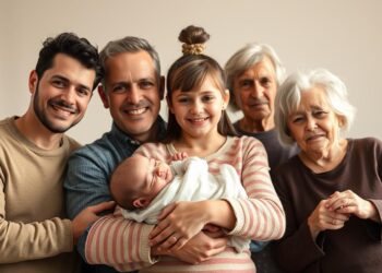 how family evolves with time