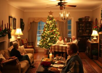 how holidays change in the same home
