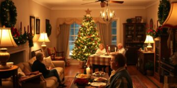 how holidays change in the same home