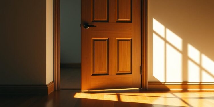 how the door closing signals peace