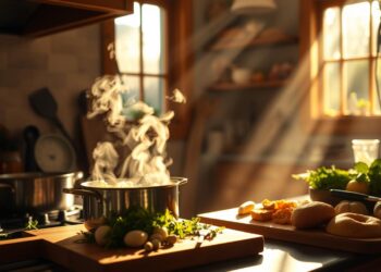 the scent of home-cooked meals