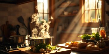 the scent of home-cooked meals