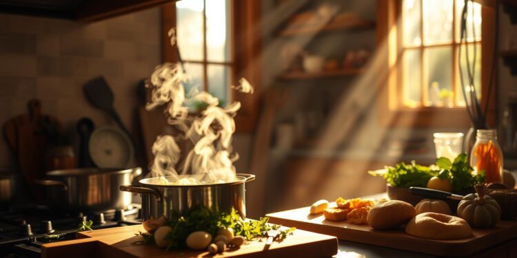 the scent of home-cooked meals